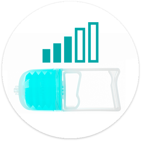 manuálna odsávačka hlienov s nastavením sily 